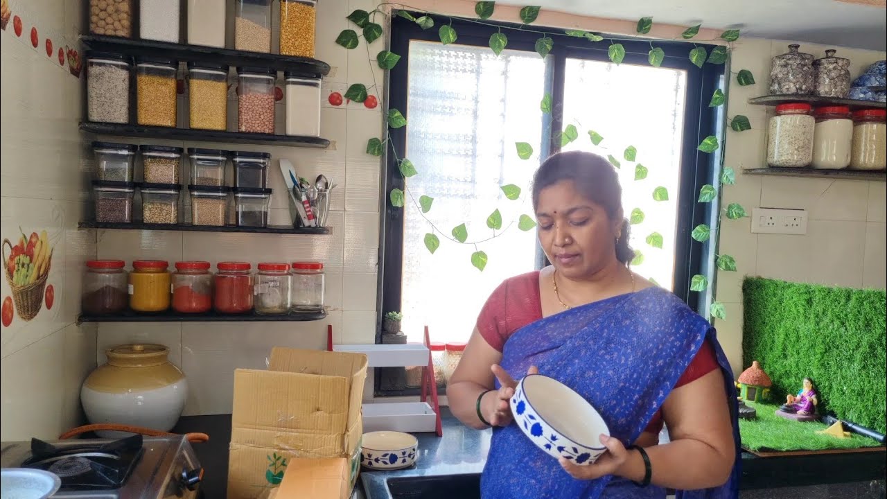 आज किचन मध्ये काय बदल केला..😍 किचनसाठी ऑनलाईन काय मागवलं..🤷🏻‍♀️ किचन क्लिनिंग..😃