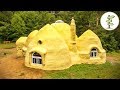 Incredible Dome Home Built with Earth Bags - Sustainable SuperAdobe House