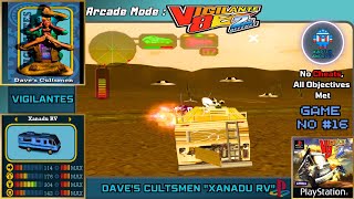 Vigilante 8 2nd Offense PS1 - Dave's Cultsman - Xanadu RV Gameplay HD