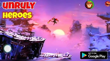 Unruly Heroes Mobile (Walkthrough & Gameplay) || Action platformer android game