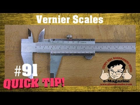 Why woodworkers struggle with machinist&rsquo;s calipers & Vernier scales