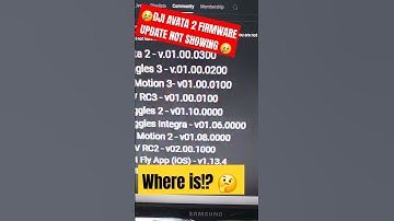 🥺Update MISSING! 😢 #avata2 #dji #drone #fpv #compatible #update #firmware #compatibility #goggles2