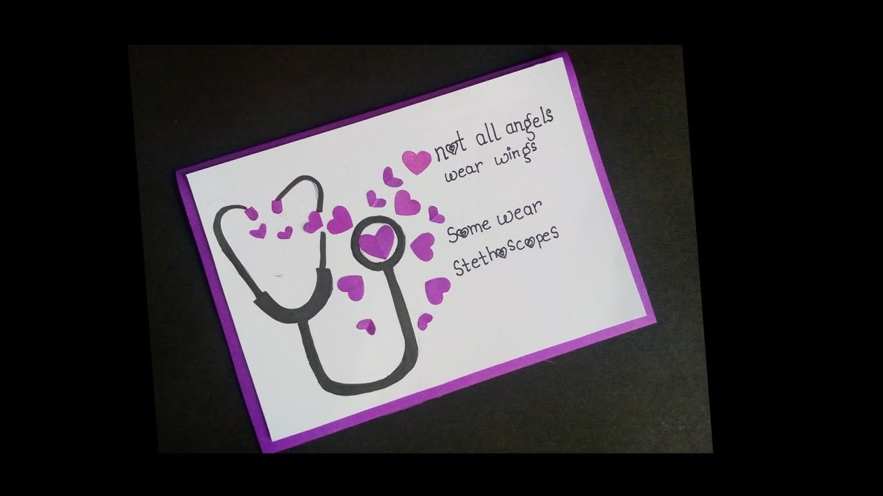 Doctor Card How To Make Doctor Themed Card Doctor Day Card Thank