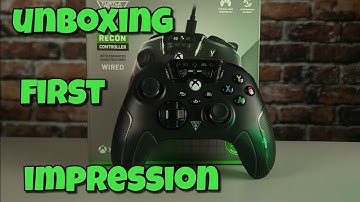 UNBOXING AND FIRST IMPRESSION OF THE BRAND NEW RECON TURTLE BEACH CONTROLLER