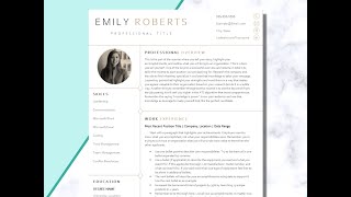 Modern Resume Tutorial