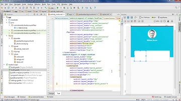 Modern Profile UI Design in Android Studio