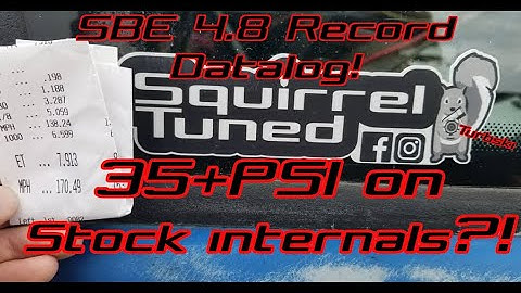 7 Second STOCK Bottom End 4.8 Record Datalog and Tuning Tricks!