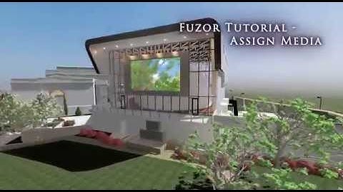 Fuzor Tutorial - Assign Media