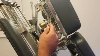 Zenith 440 Cervical drop section access for service and reupholstery