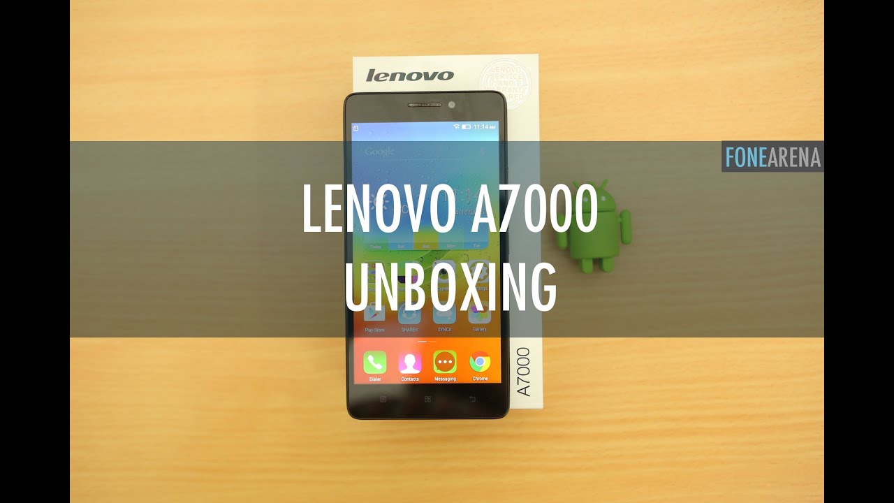 Lenovo A7000 - Распаковка