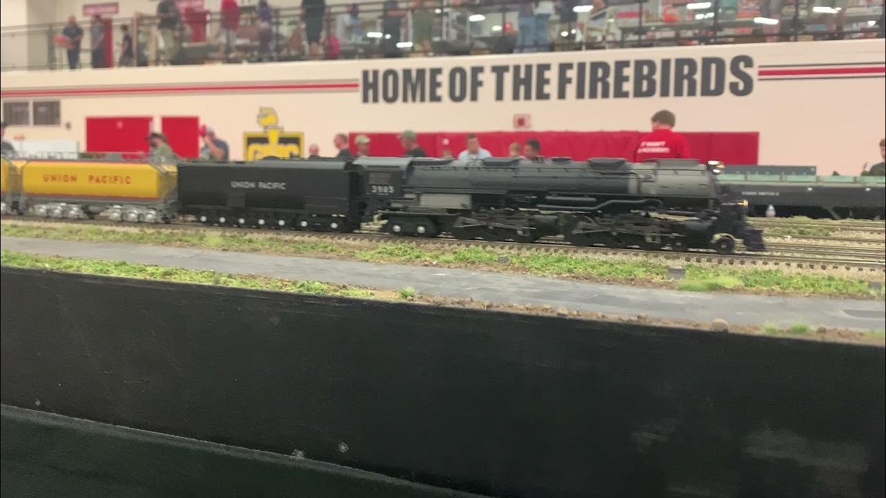 Union Pacific Challenger 3985 at West Chester, Ohio Train Show (feat