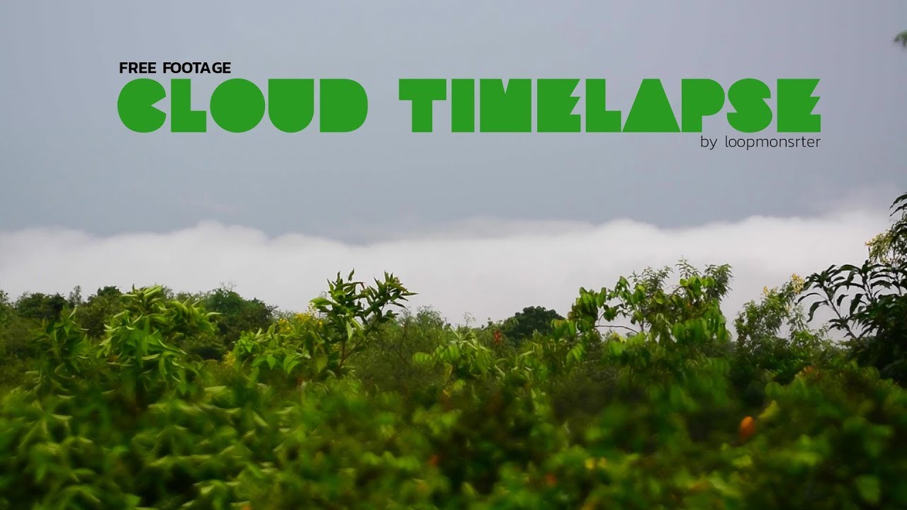 Cloud Timelapse Free Footage - YouTube