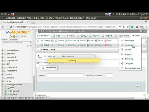 Video: Bagaimana cara mengedit prosedur tersimpan di MySQL?