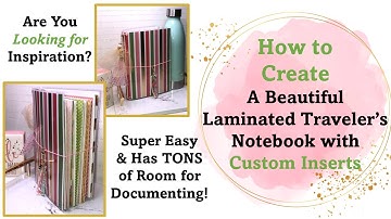 QUICK & EASY WAY to Create a Travelers Notebook | DIY Journal | How To