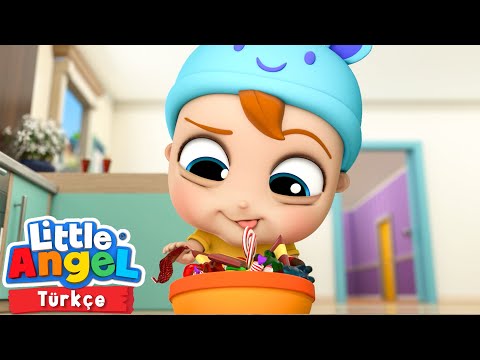 Can Bebek Fazla Abur Cubur Karnımızı Ağrıtır 🍿 Eğlenceli ve Öğretici Çocuk Şarkıları | Little Angel