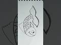 Fish drawing for kids with Letter 'S' #viral #shorts #trending #drawing4kids #champ's Art's corner