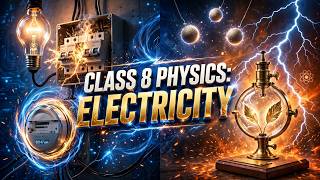 Class 8 Physics: Electricity (Household & Static) Explained #8thstd #physics