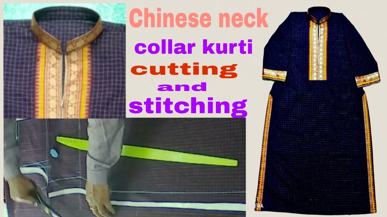 Cotton Mens Plain Chinese Collar Kurta, Machine wash at Rs 350/piece in  Hyderabad