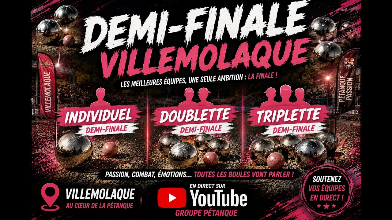 Miniature : TOP300 DOUBLETE FEMININ VILLEMOLAQUE EN DIRECT