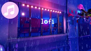 pixel lofi music & rain sounds 🎵 beats to relax/study to