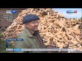 Пенсионер из Тяжинского района разработал уникальный станок для заготовки дров