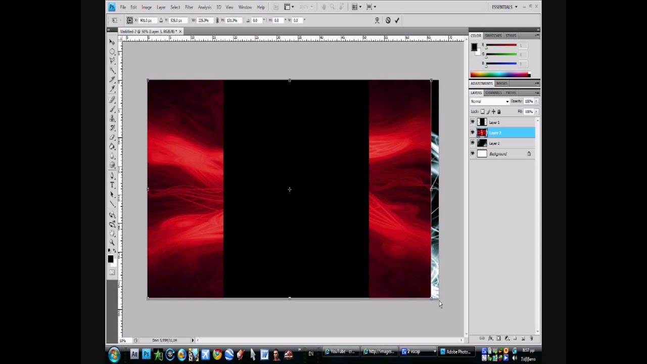 Custom youtube channel layout tutorial