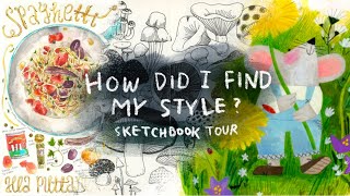 어떻게 그림 스타일을 만들었을까? 스케치북 투어 How did I find my style? Sketchbook Tour (Eng sub included)