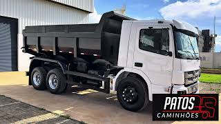 PATOS CAMINHOES - MERCEDES BENZ ATEGO 2426  6X2 CAÇAMBA 2019/2020