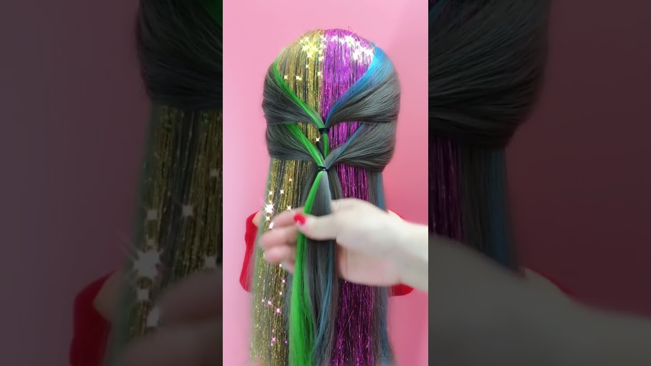 Trendy Hairstyles Tutorials For Women & Hair Color transformation  Amazing Hairstyle ideas # 154