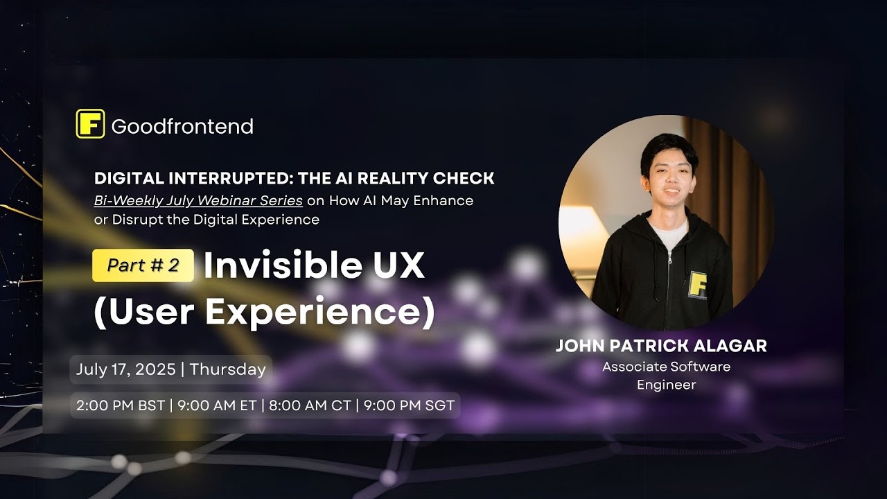 DIGITAL INTERRUPTED Part 2: Invisible UX (User Experience - Recording