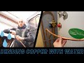 HOW TO BEND COPPER PIPE WITH WATER