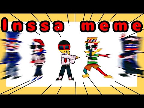 Inssa meme 🇬🇧🇫🇷🇩🇪🇮🇹🇷🇺 【カントリーヒューマンズ】【countryhumans】⚠キャラ崩壊&点滅(flash)