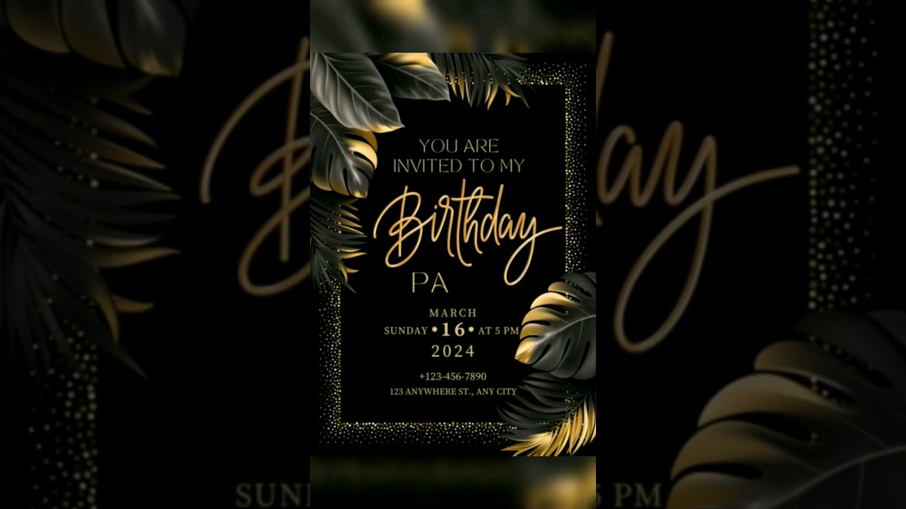 birthday invitation ideas 