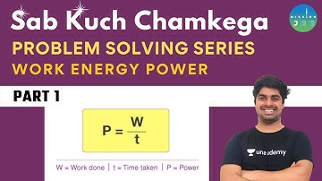 Problem Solving Series: Work Energy Power | Part 1 | Mission JEE | Ritvik Bagrecha