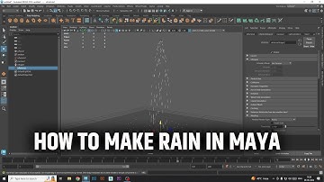 HOW TO MAKE RAIN IN MAYA | HOW TO MAKE RAIN EFFECT IN MAYA #rain #maya #animation