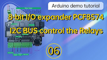 [Arduino code tutorial for beginners-06]Use I/O expandar PCF8574 (I2C BUS) control Relays