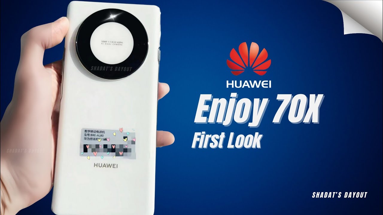 Huawei Enjoy 70X First Look: Stunning Design & Powerful Specs! 🔥