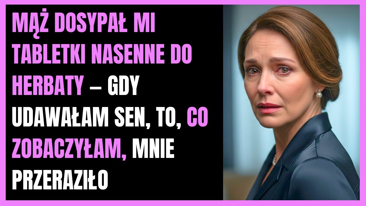 Mąż dosypał mi tabletki nasenne do herbaty — gdy udawałam sen, to, co zobaczyłam, mnie przeraziło.