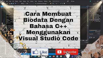 [UTS Pemrograman Komputer] Cara Membuat Biodata dengan Bahasa C++ Menggunakan Visual Studio Code