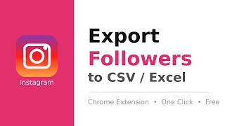 How to use Export Instagram Followers PRO ❤️