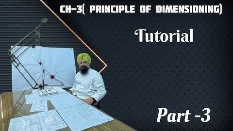 📐 ch-3 part -3 Principles of Dimensioning | Diagram Making in GstarCAD Classic (Laptop Tutorial)