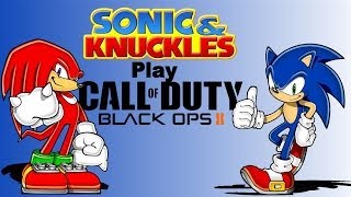 Sonic and Knuckles Play Call of Duty