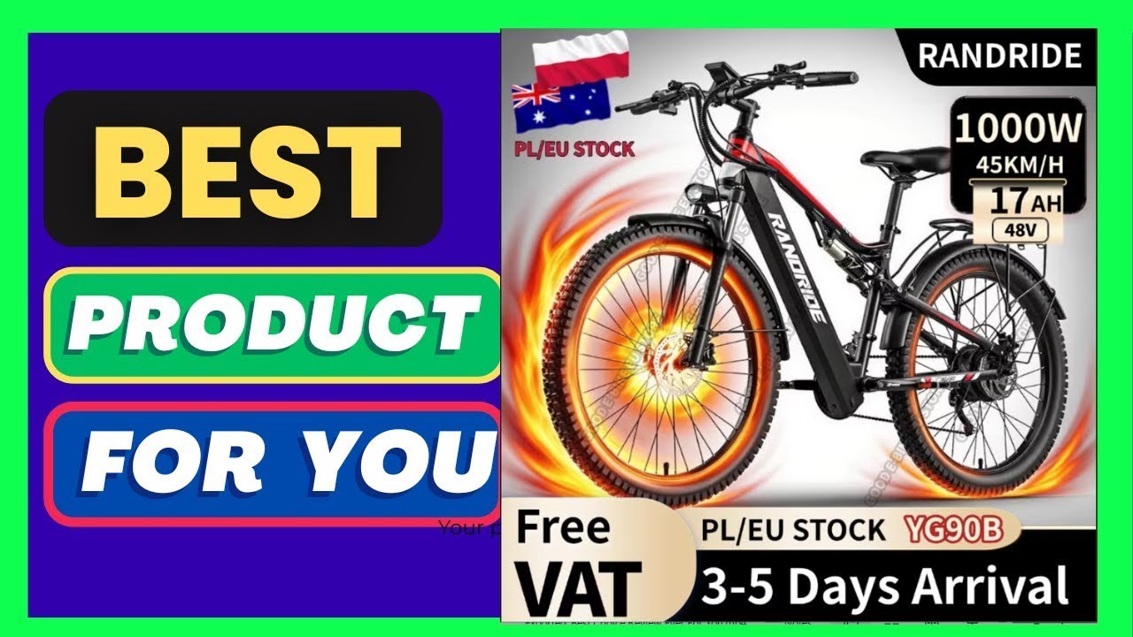 RANDRIDE YG90B Electric Bike on Aliexpress!496