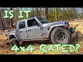 Jeep Gladiator Off-roading With 37” Tires