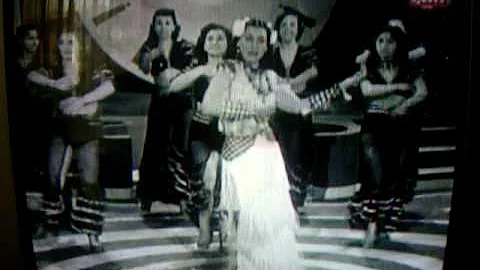 Egyptian Belly Dance & Song for Cairo Movie late 1950's