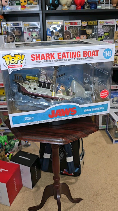 Jaws Shark Eating Boat Fuko Pop. This future Grail. #designer #figurines