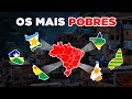 Países Mais Pobres do Brasil por PIB 📉
