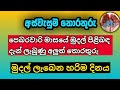 Siyaluma aswesuma prathilabeenta vishesha nivedanayak 