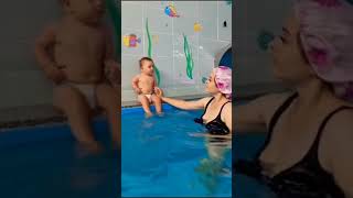 1 year old Boy swimming Hard 😯😂 .....  #cnjoker #cnjokervideos #short  #viral #trend #swimming
