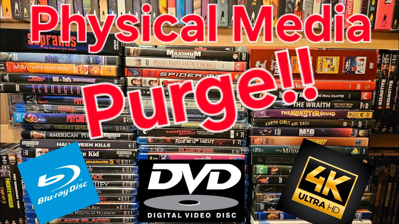 The Great DVD/Blu-ray Purge of 2024!